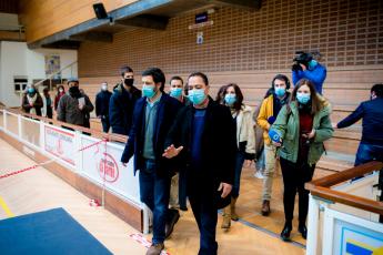 Visita à preparação de uma Assembleia de Voto