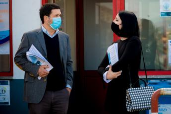 Contacto com trabalhadores da PSA