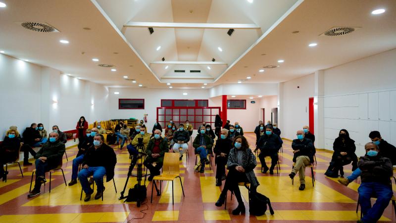 Encontro com agricultores, Pias