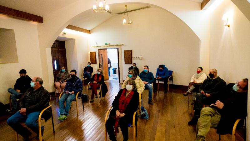 Encontro com dirigentes, delegados e activistas sindicais, Santarém
