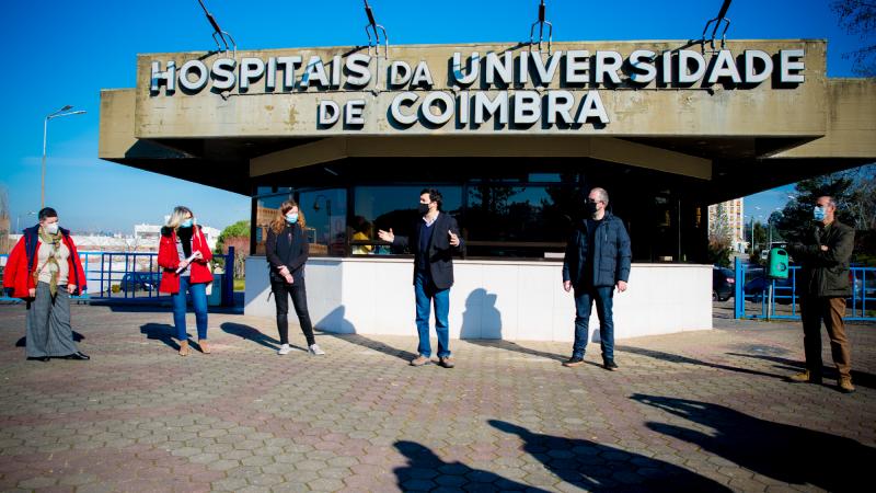 Encontro com trabalhadores da Saúde, Coimbra