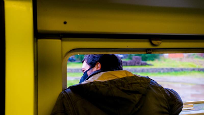 Viagem de comboio na linha do Vouga