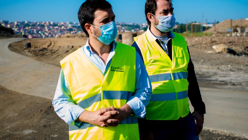Visita à obra de remoção de resíduos perigosos de São Pedro da Cova
