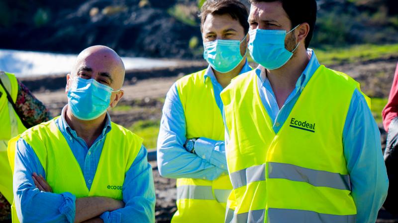 Visita à obra de remoção de resíduos perigosos de São Pedro da Cova